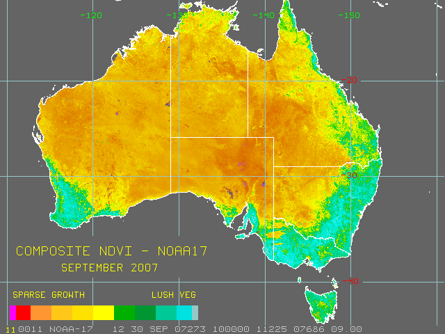 Vegetation Curing Map